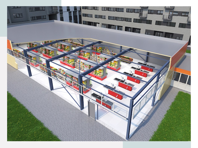 Строительство магазинов в Нижний Новгород от 625 руб. за м²