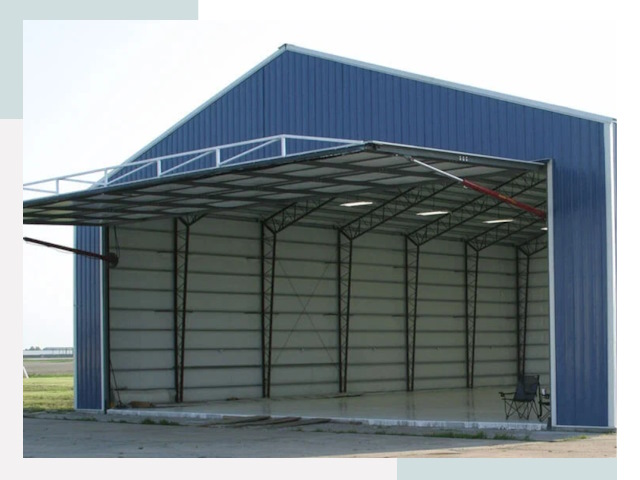 Прямо стенные ангары в Нижнем Новгороде