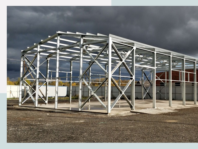 Двускатные ангары в Нижний Новгород от 625 руб. за квадрат