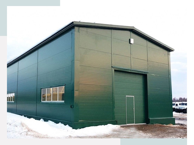 Двускатные ангары в Нижнем Новгороде