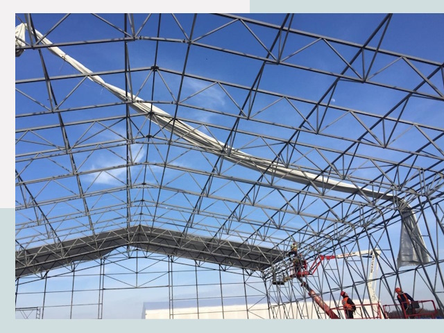 Шатровые ангары от 625 руб. в Нижнем Новгороде и Нижегородской области