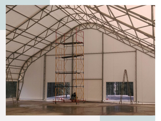 Шатровые ангары в Нижнем Новгороде