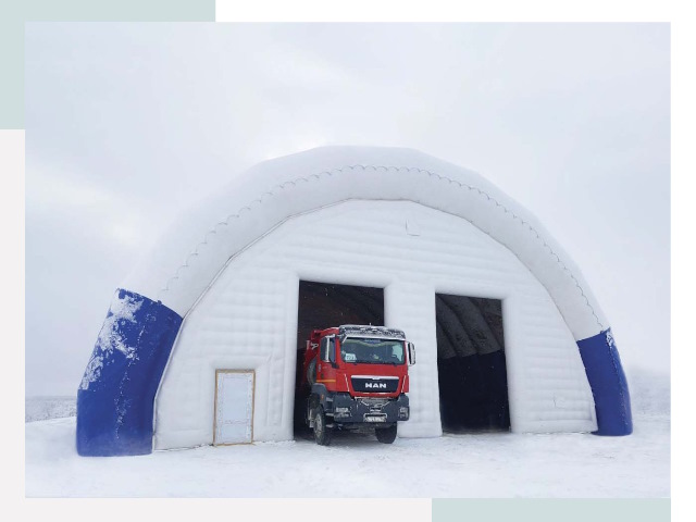 Мобильные ангары в Нижнем Новгороде