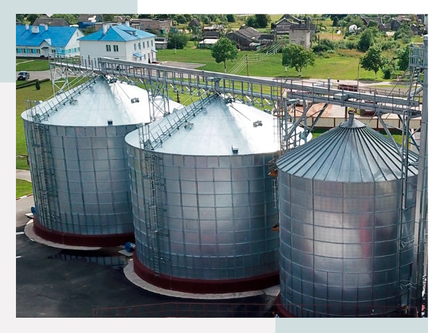 Металлические силосы в Нижнем Новгороде