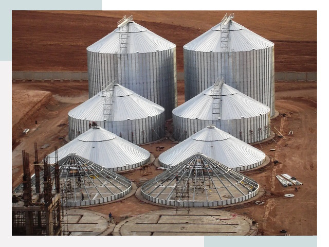 Строительство зерновых силосов в Нижнем Новгороде