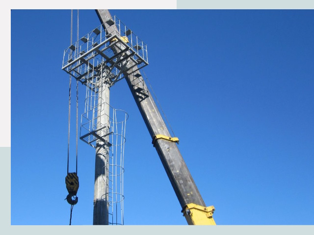 Монтаж осветительных мачт в Нижний Новгород от 625 руб.