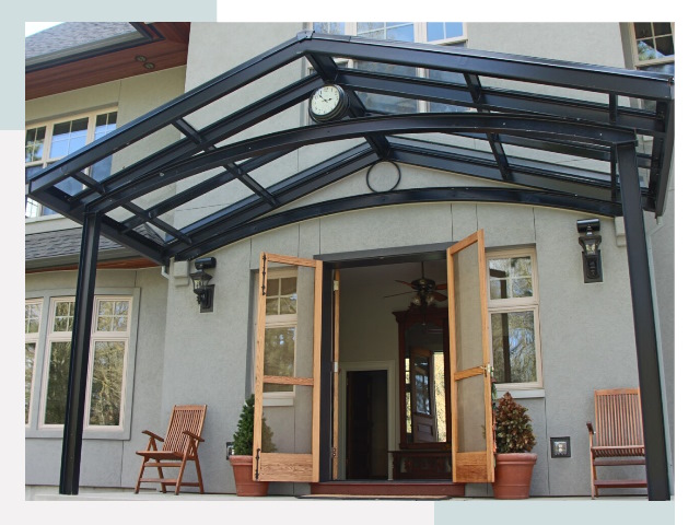 Козырьки металлические в Нижнем Новгороде