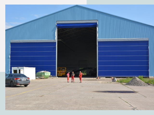 Ангарные ворота в Нижний Новгород от СтальСтрой-Ннн по цене 625 руб.