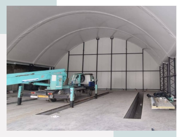 Внутреннее оснащение ангаров в Нижнем Новгороде