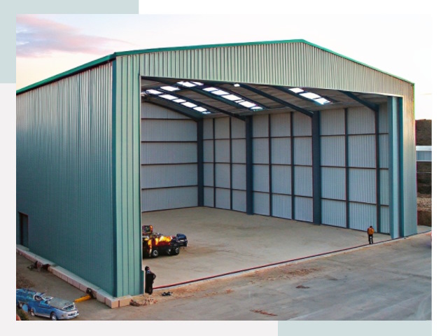 Строительство ангаров в Нижнем Новгороде